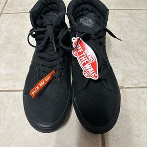 Vans Black High-Top Skate Shoes